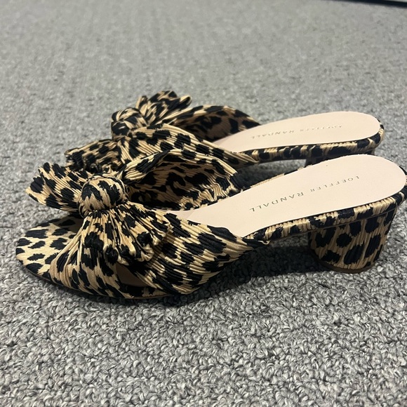 Never worn. loeffler randall cheetah heels. - Picture 7 of 7